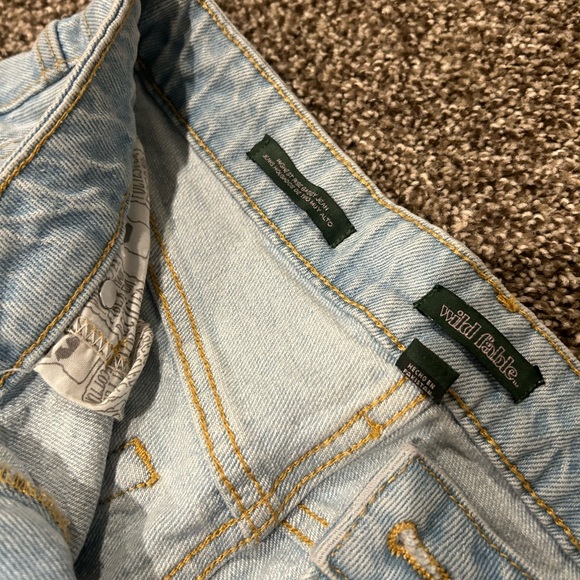 Wild fable wide leg light wash high rise jeans - Picture 5 of 6